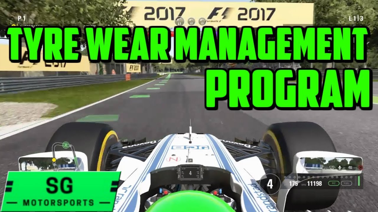 F1 2017 Tyre Wear Management - F1 2017 Practice Program - SGMotorsports
