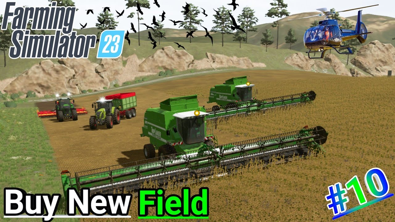 Покупка нового поля за 280 000 долларов || Farming Simulator 23 — покадровая съёмка