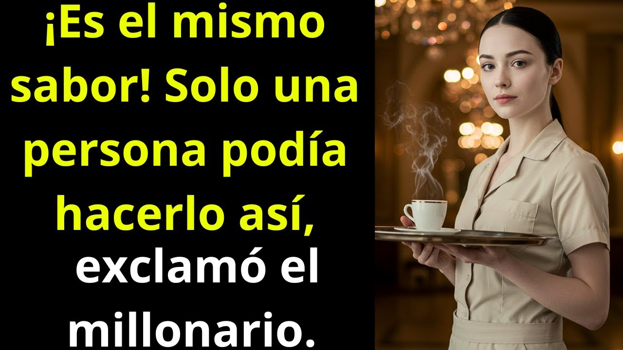 Un café preparado por la mesera hizo que el millonario cambiara todos sus planes.
