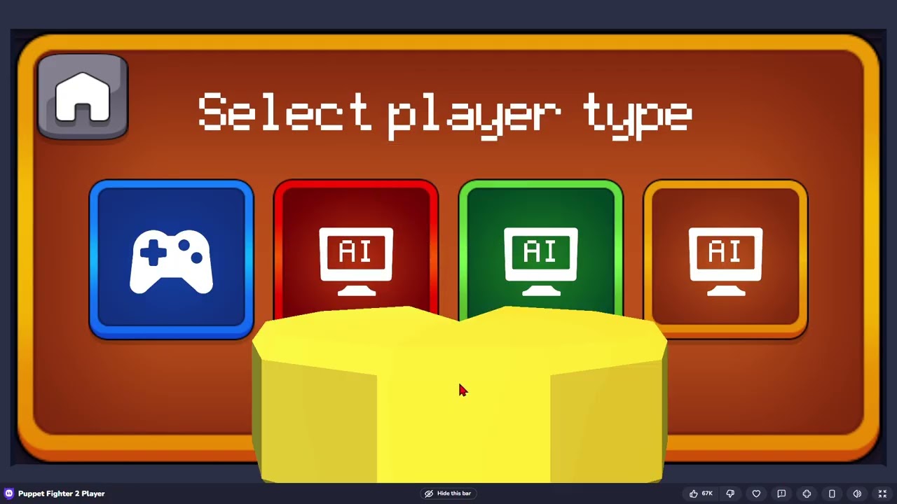 Puppet fighter game is fun. I played this game from crazy games.com #crazygames
