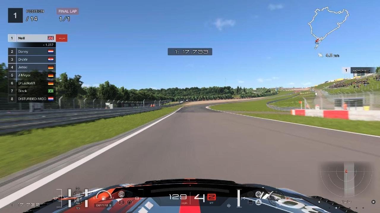 GT7 Nurburgring GT3 bop setup lobby fun