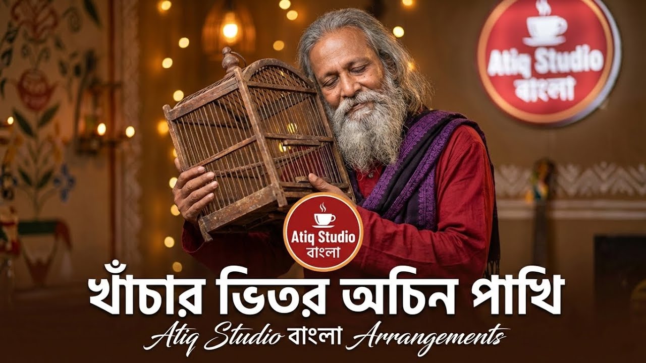 Khachar Bhitor Ochin Pakhi | খাঁচার ভিতর অচিন পাখি | Atiq Studio বাংলা | Fakir Lalon Shah Song 2026