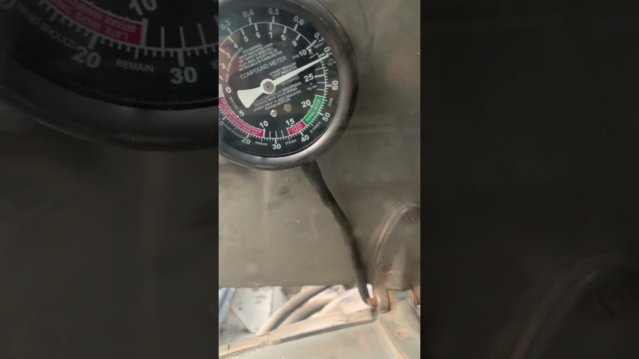 Prueba al sistema de vacío de freno usando vacuometro a Camioneta