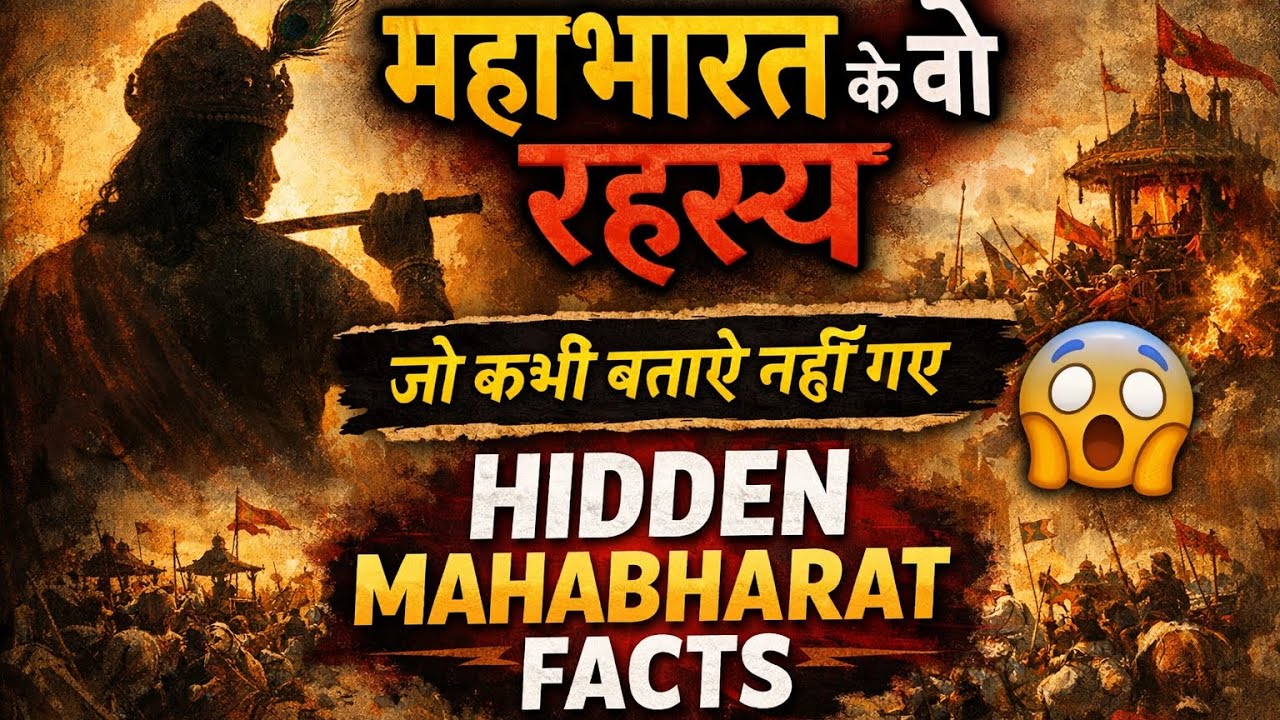महाभारत के वो रहस्य जो कभी बताए नहीं गए 😱 | Hidden Facts of Mahabharat | Hiddenfacts #mahabharat 