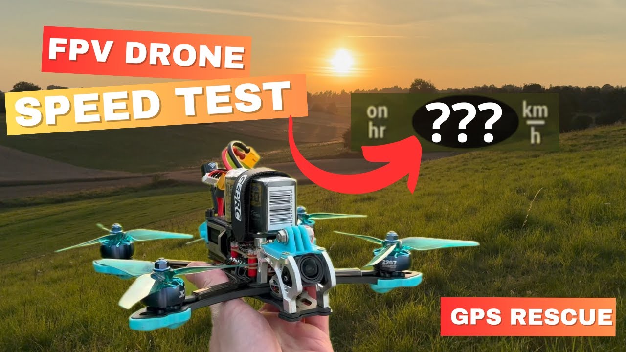 JAK SZYBKO LATA DRON FPV? - Speed Test, GPS Rescue, RTH