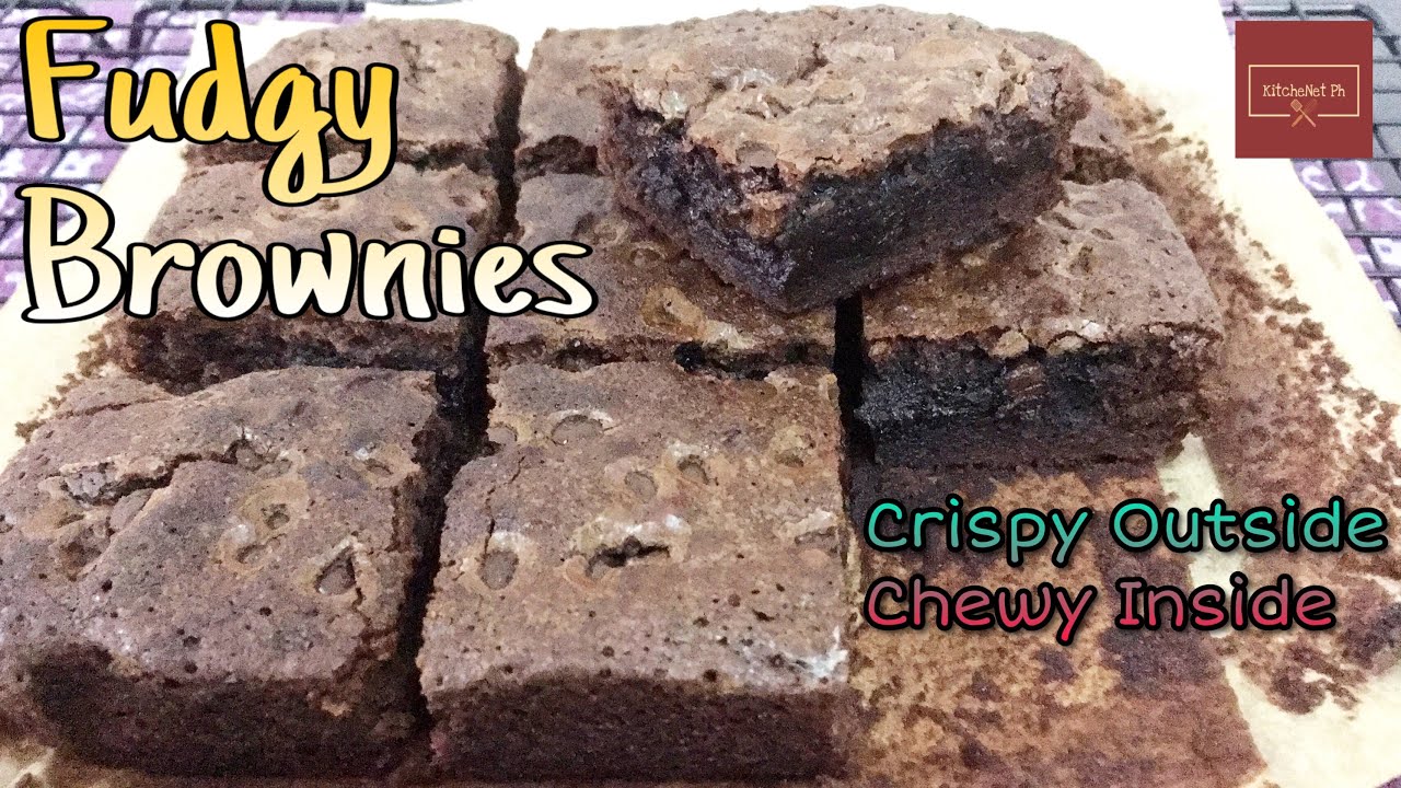 Easy Fudgy Brownies | KitcheNet Ph