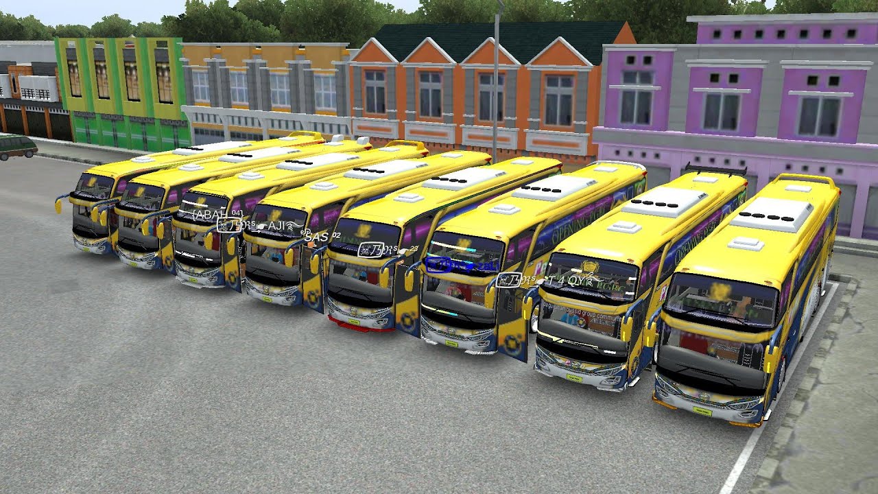 Mabar Opening PGBC Maret // Mabar Konvoi Bussid V441