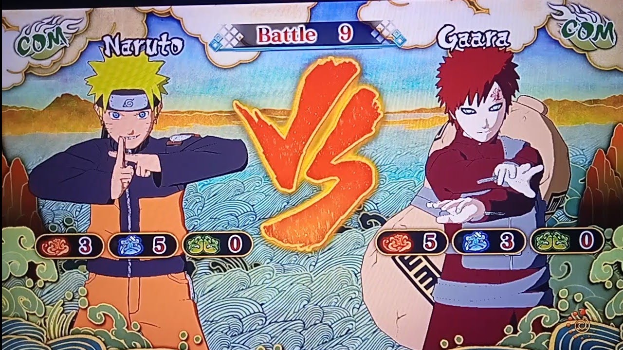 Naruto vs Gaara [ PS3 ]