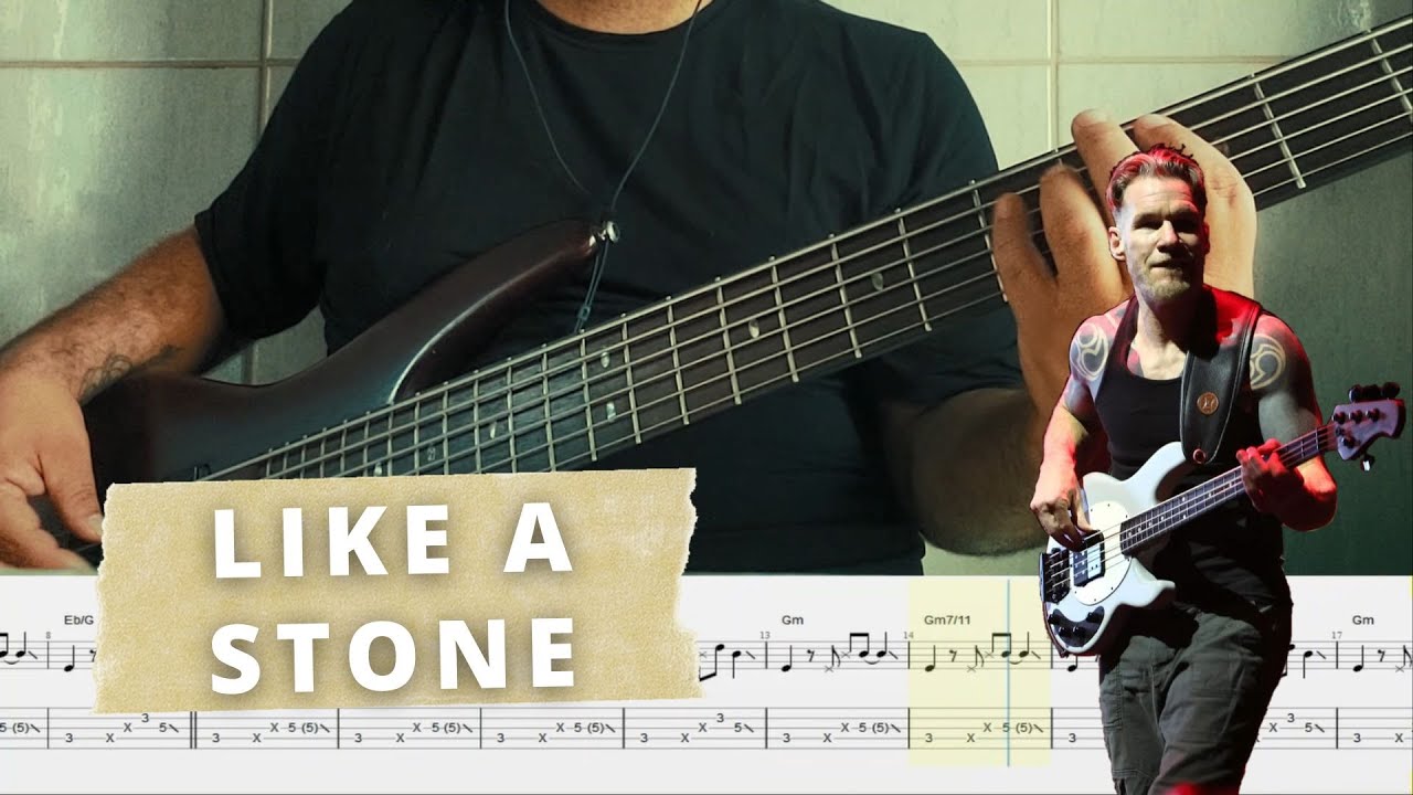 Like A Stone - Audioslave | Contrabaixo Cover + Tablatura & Partitura