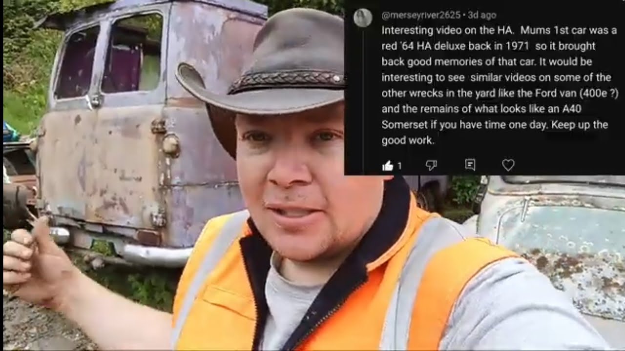 A video for a subscriber of a vintage Ford van