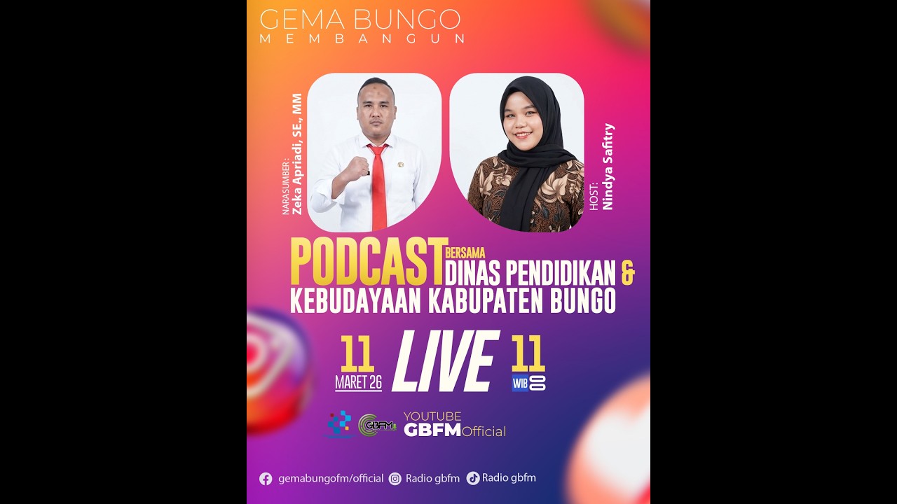 GEMA BUNGO MEMBANGUN bersama Dinas Pendidikan dan Kebudayaan Kab. Bungo