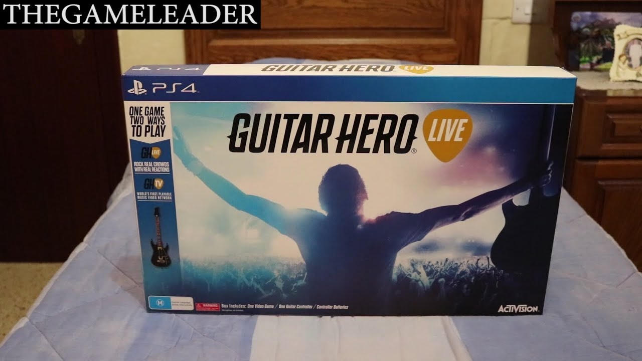 Guitar Hero Live [Набор гитары] (PS4) — Распаковка