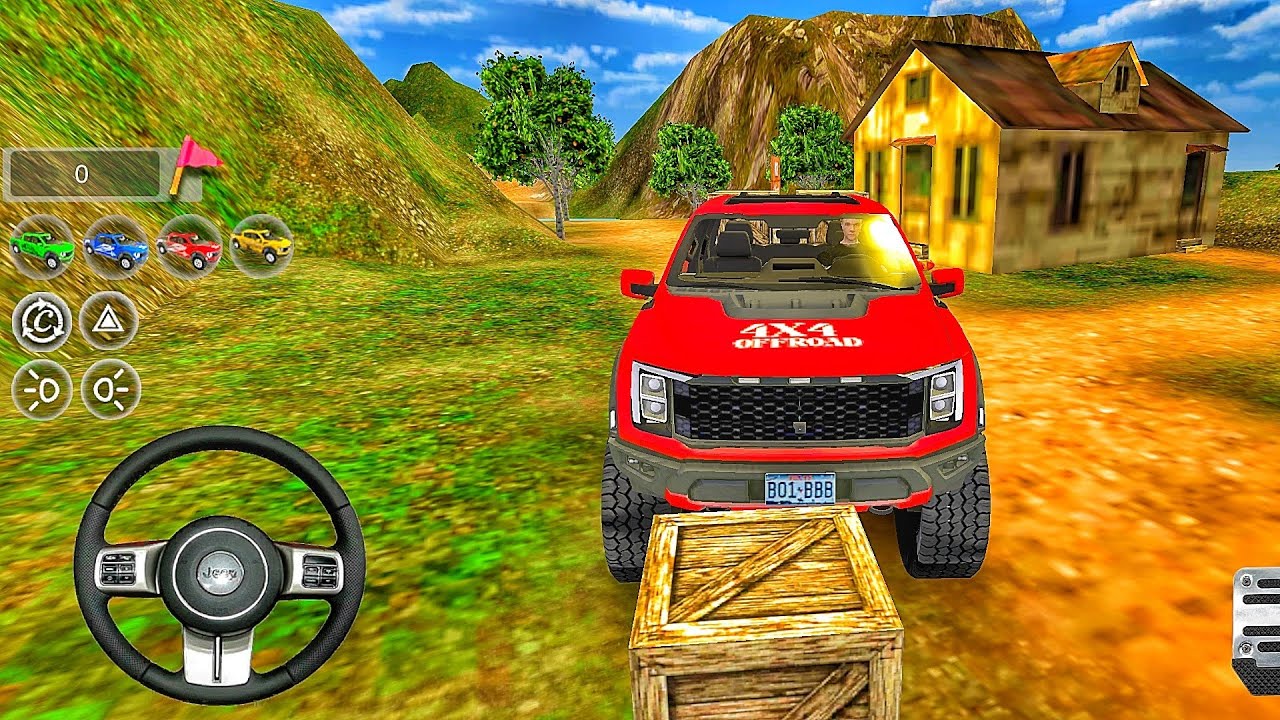Jeep Driving 4x4 - Jeep Game | Jeep Game 3D Gameplay - जीप ड्राइविंग 3D गेम | गाड़ी वाला गेम 