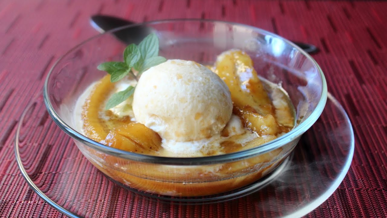 Bananas Foster Recipe - Caramelized Banana Flambe