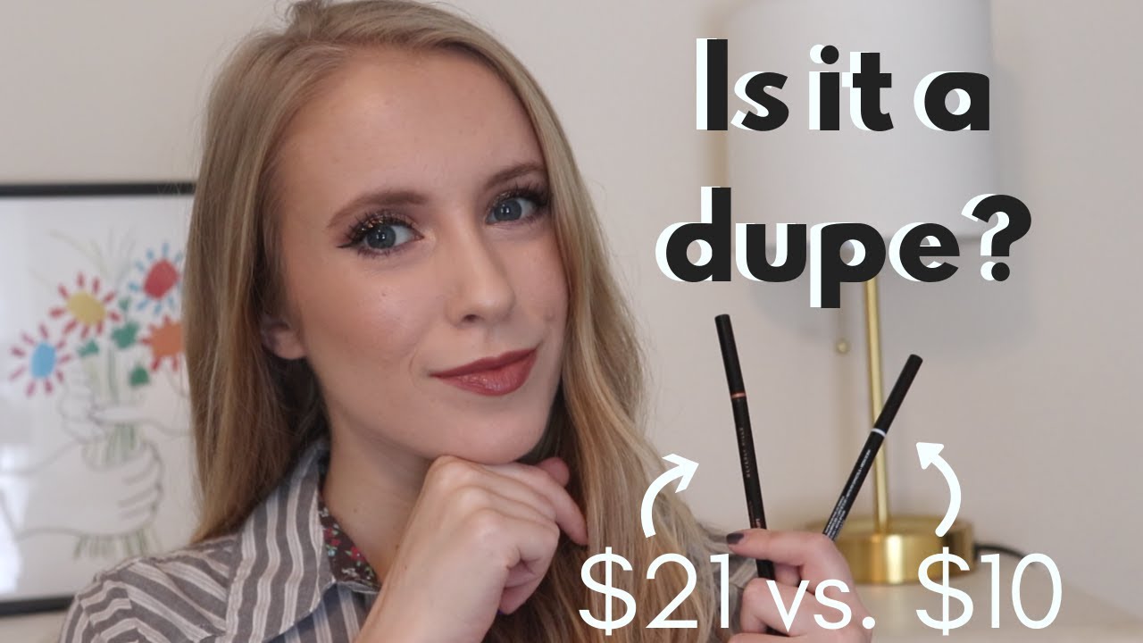 ANASTASIA BROW WIZ VS. NYX MICRO BROW Comparison | Is it a dupe?