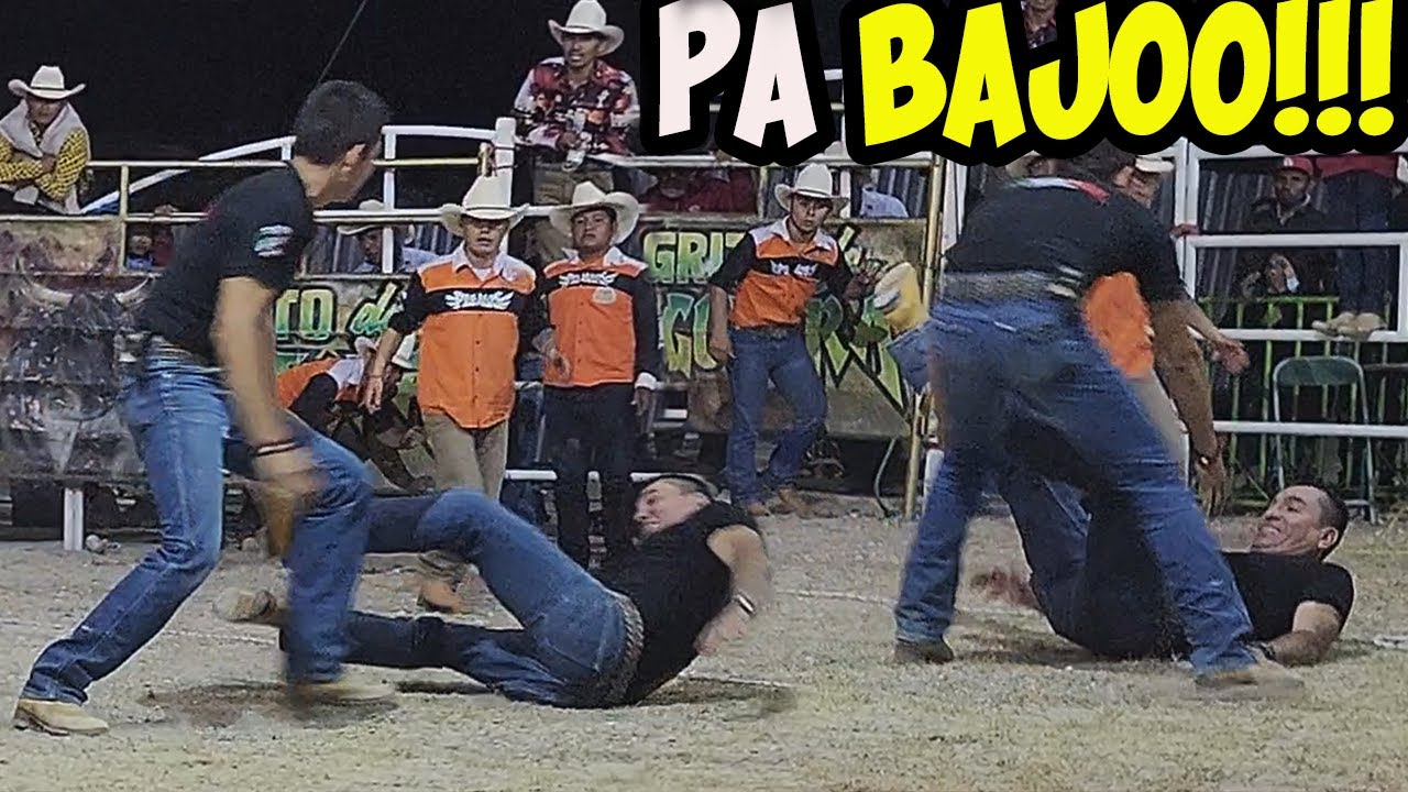 SE CAE MEMO OCAMPO JR/LA MONTA DE REGALO LA MEJOR(lo que no se ve en el jaripeo)