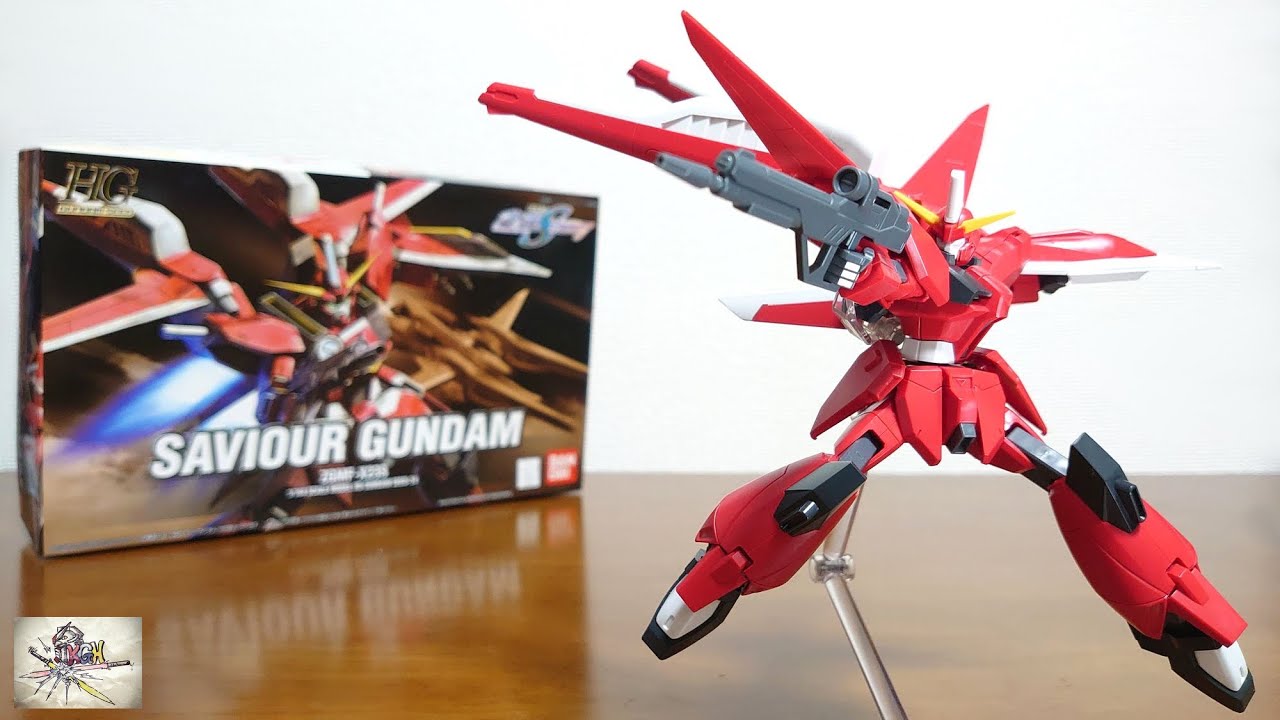 （MA形態へ変形！ポーズもしっかり決まる！）HG 1/144 セイバーガンダム　レビュー