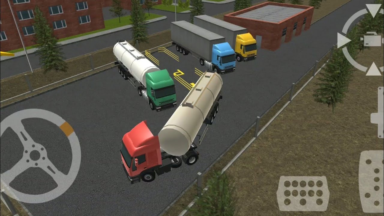 Semi Driver Trailer Parking 3D # 5 - Android GamePlay