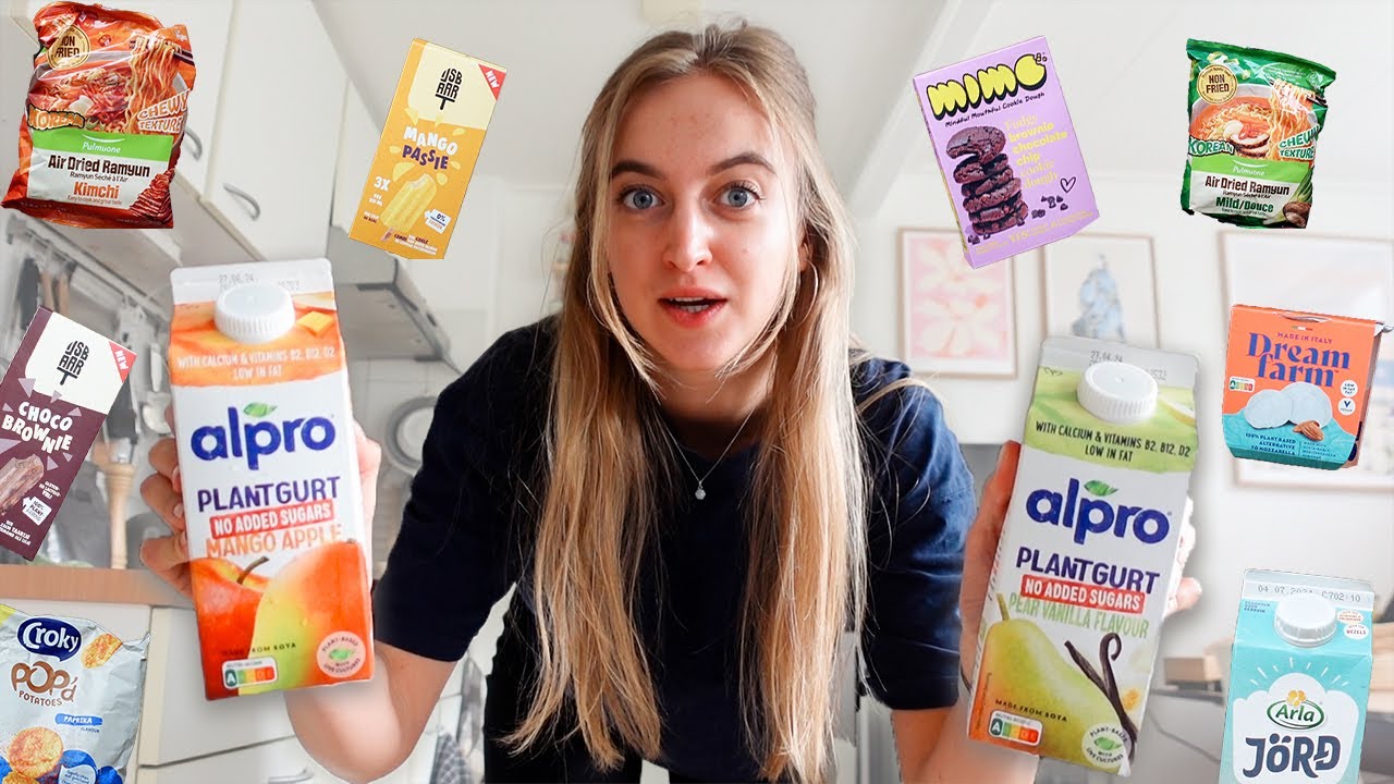 nieuwe producten proeven uit de supermarkt... 🤔 vegan taste test