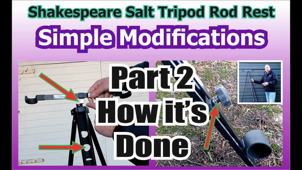 Shakespeare Salt tripod modifications- how to