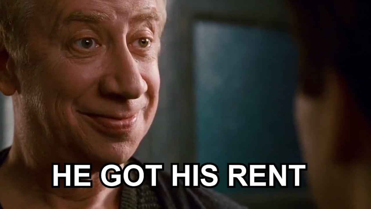 spiderman mr ditkovich gets his rent