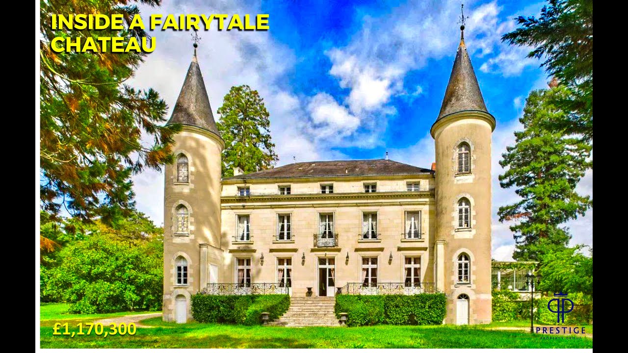Fairytale Chateau for sale. £1.17M Renovated French Chateau with Lake & Pool | Indre-et-Loire 2026