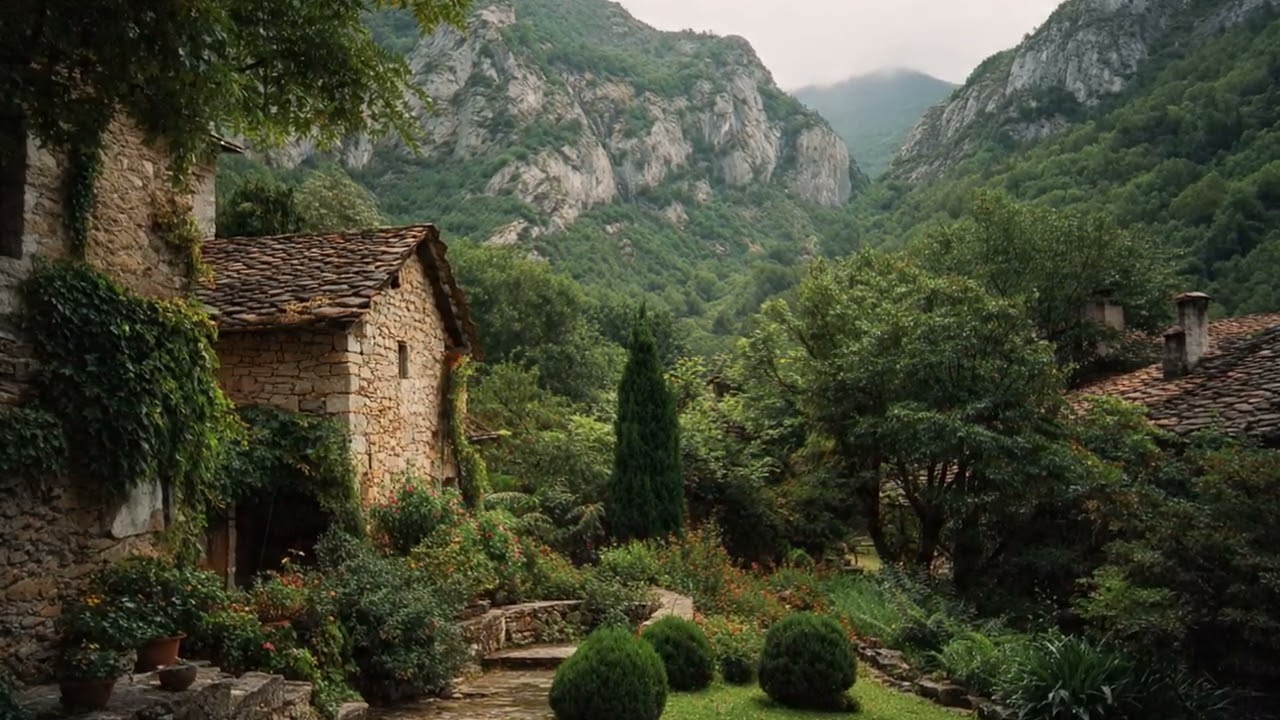 Peaceful Medieval Garden Music | Relaxing Ambiance