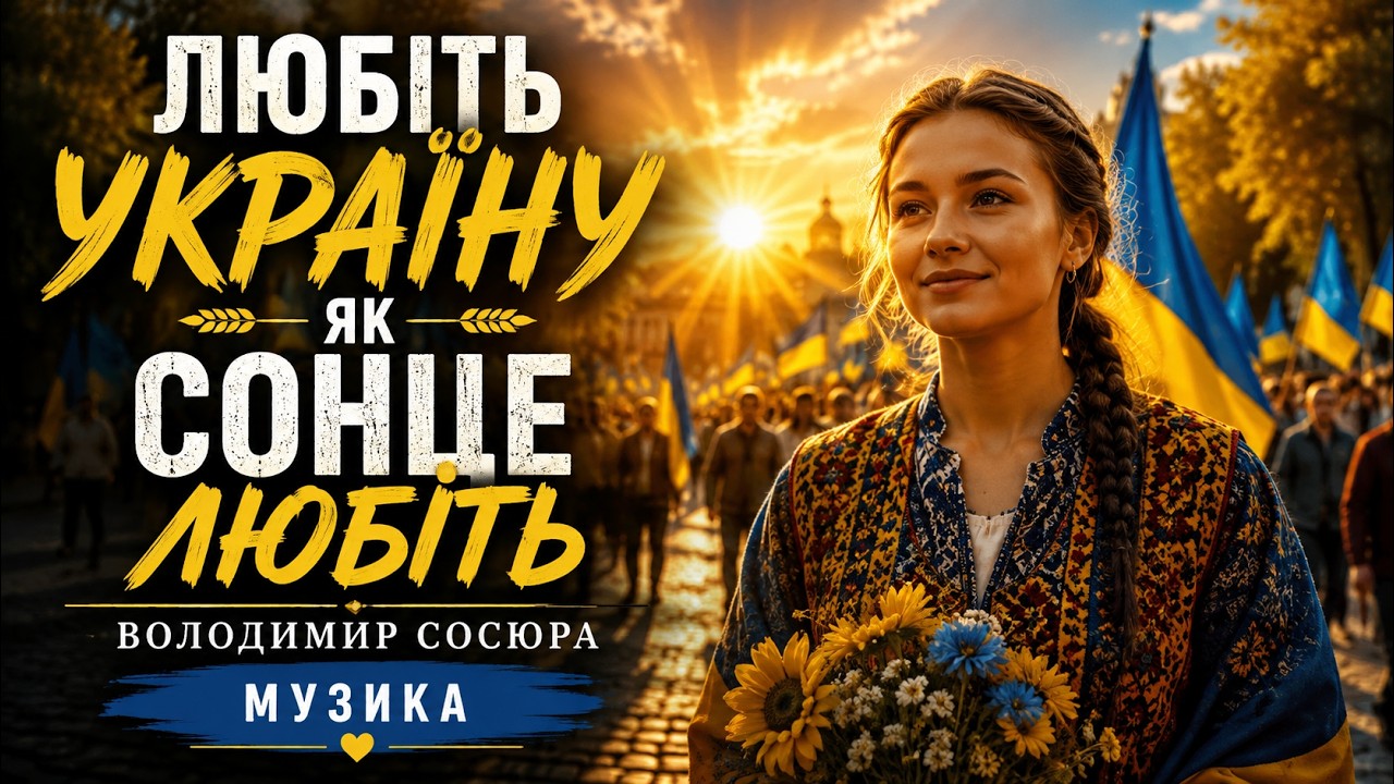 Любіть Україну як сонце любіть – Потужна Музика, яка Підкорить Ваше Серце! За оригінальним віршем