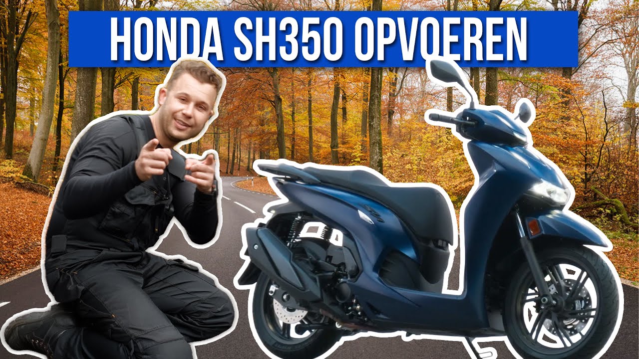 HONDA SH350 OPVOEREN | MALOSSI MULTIVAR | VOL GAS MET JOEY