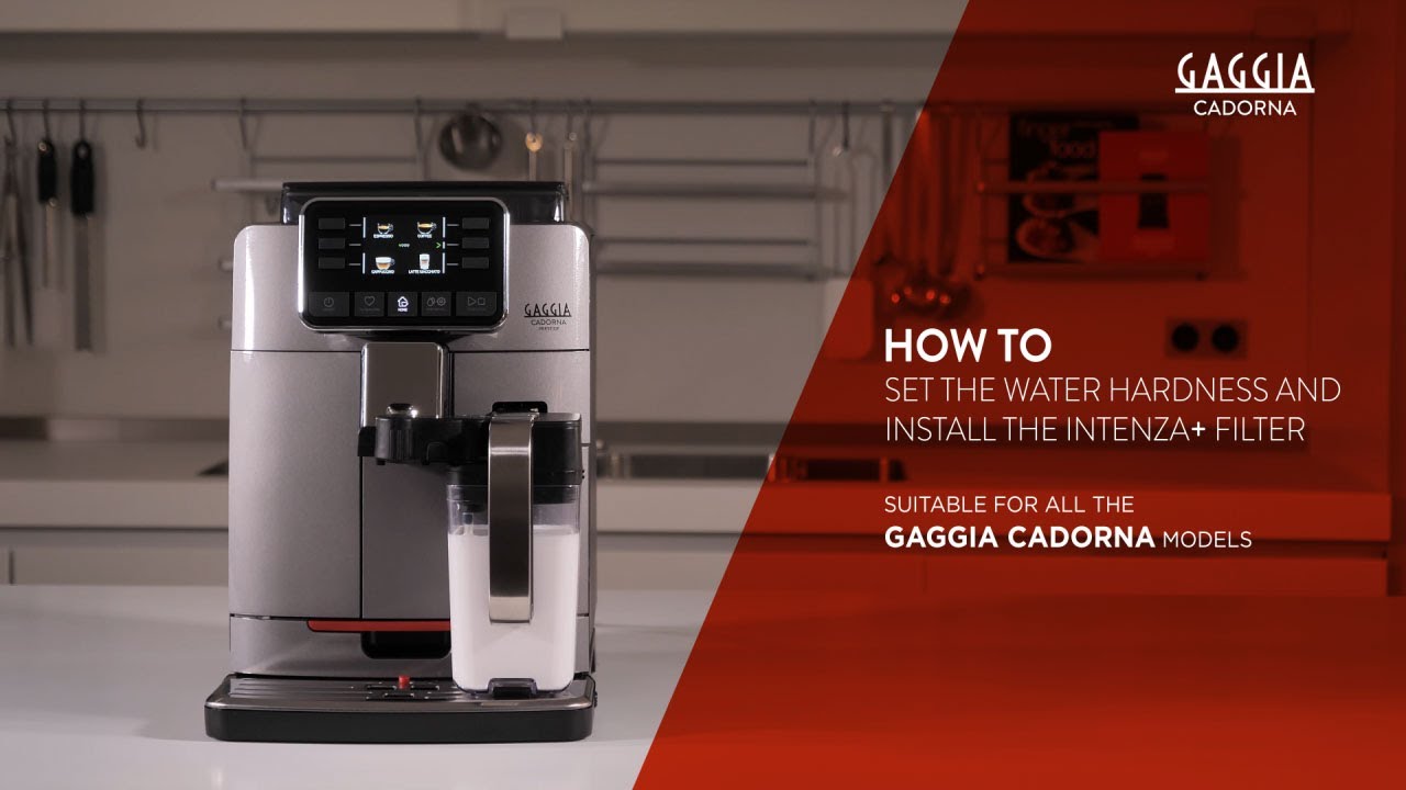 HOW TO SET WATER HARDNESS & INSTALL THE WATER FILTER