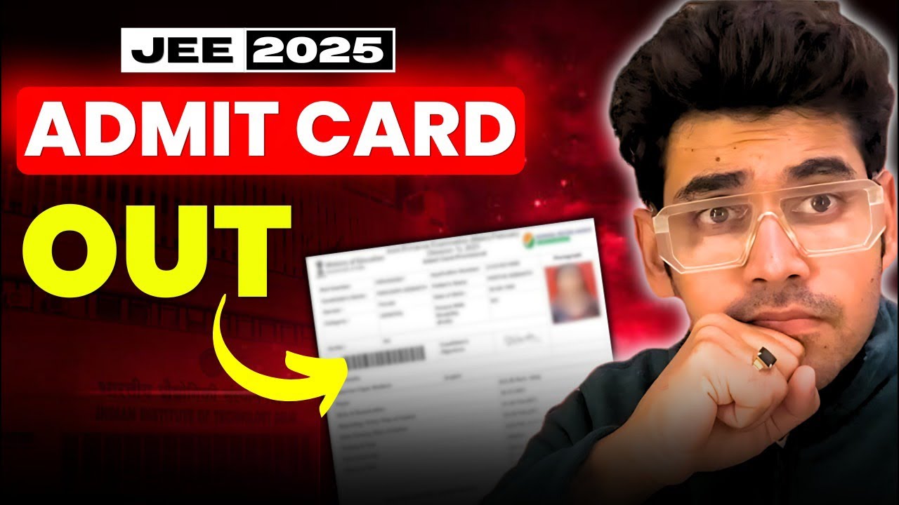 Admit Card OUT | JEE 2025 April Attempt #jeemain2025