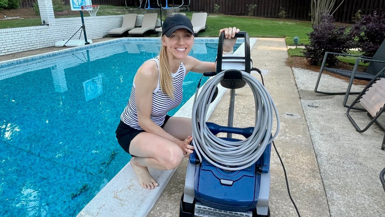 Have a Dirty Pool? This Polaris Robotic Pool Cleaner Will Take Care of It!
