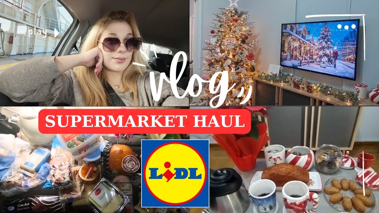 Πάμε ΣΚΛΑΒΕΝΙΤΗ για χριστουγεννιάτικα - SUPERMARKET Haul 🛍️  και στιγμές καθημερινότητας 🍳