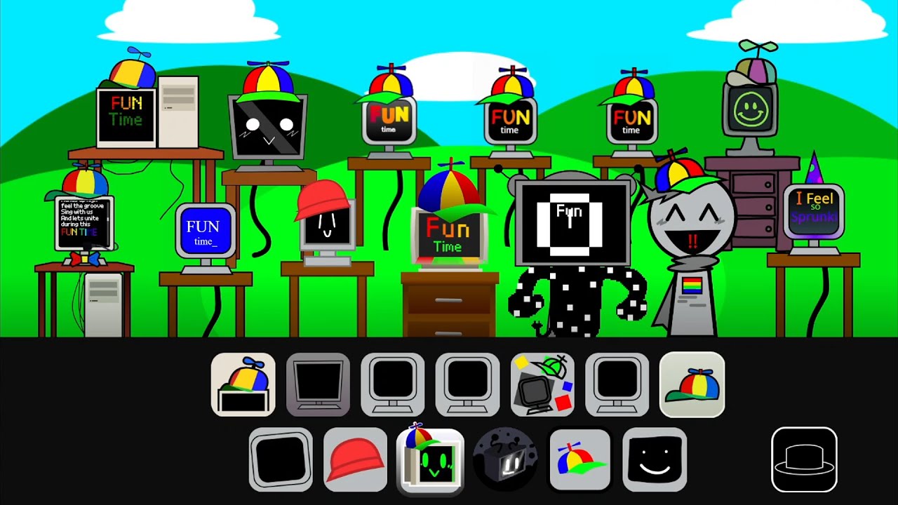 All Mr. Fun Computer Singing Together (Retake, Scrunkly, Sprunksters, Pyramixed, Parodybox)