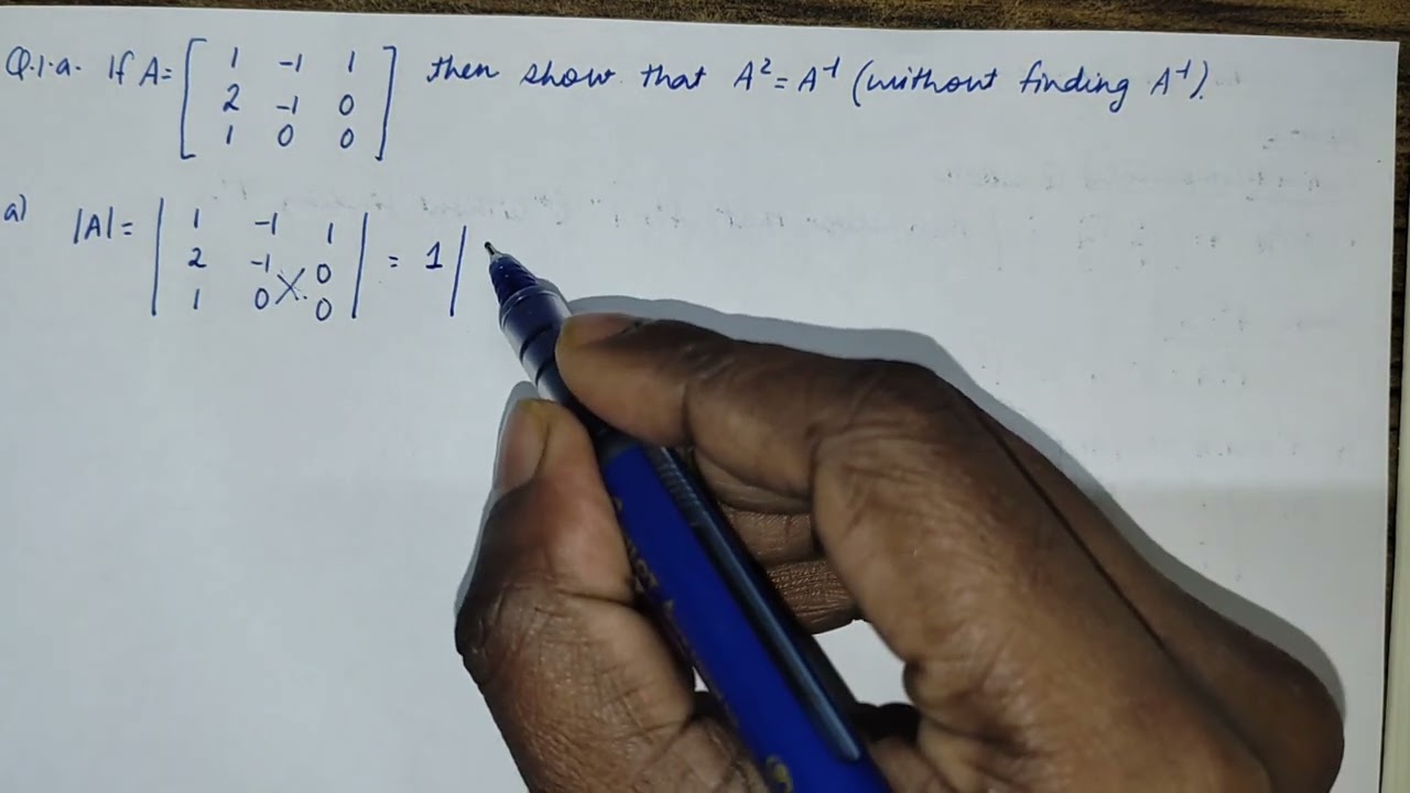UPSC Maths Optional 2021 Solution | Paper 1 | Section A | Question 1a