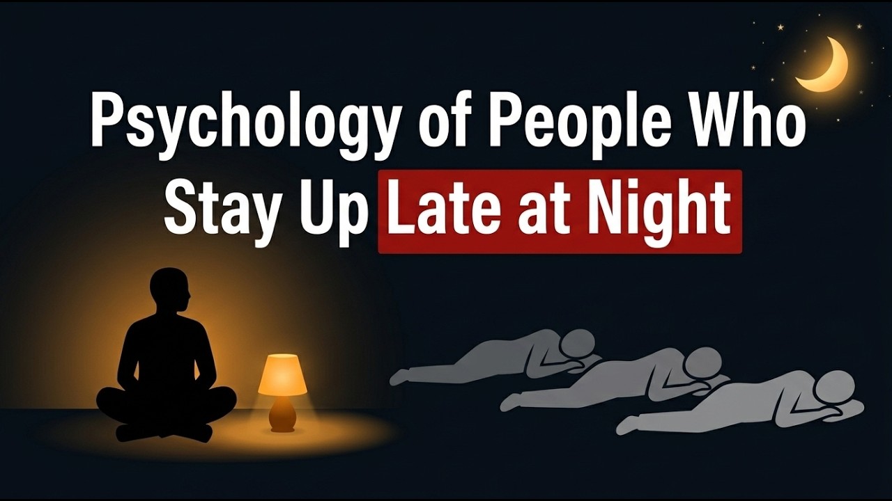 The Psychology of people who stay up late at night