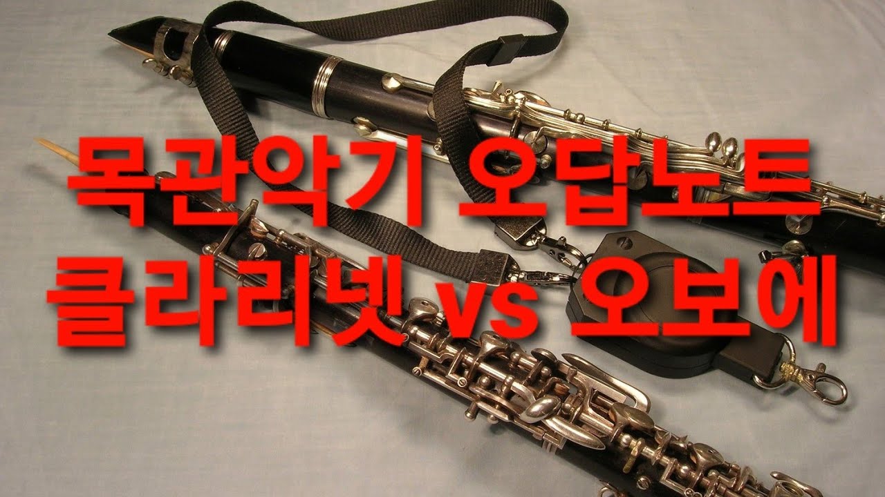 클라리넷 vs 오보에
