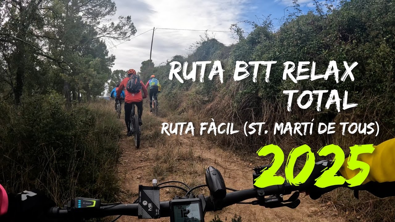 Ruta BTT de Relax i Vistes Increïbles! 🚴‍♂️ Així és Sant Martí de Tous i Veciana, l'Anoia.