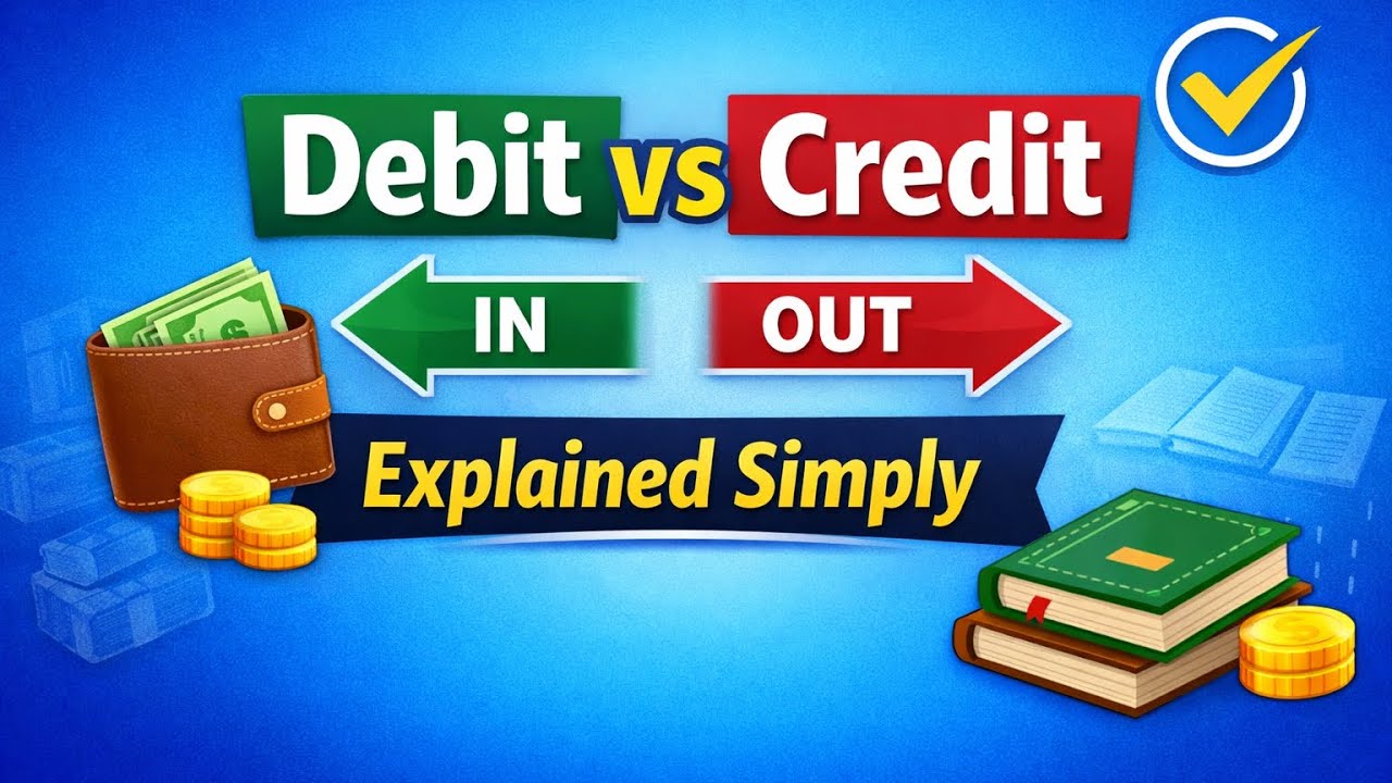 Debit vs Credit Explained for Beginners | Accounting Made Simple