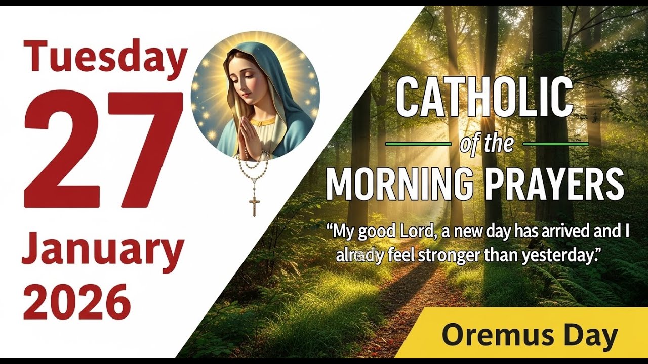 Morning Prayer January 27, 2026 🙏 Start Your Day In God's Orbit ✨