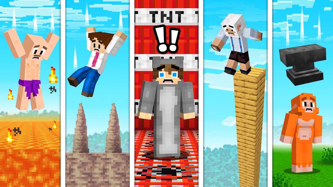 Minecraft 5-WAY Death Swap vs My Friends!