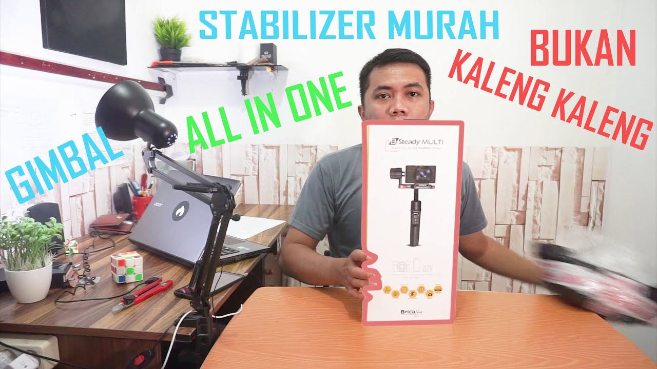 gimbal untuk mirrorless 400g sony A5100 RX100 Unbox + Review BRICA B-Steady MULTI - apakah WORTH IT?