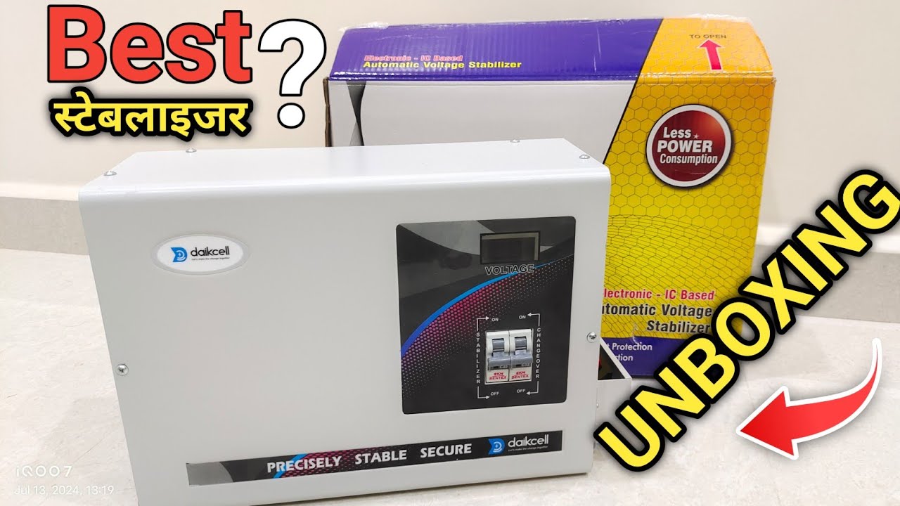 Daikcell (Copper) 5 KVA Mainline Stabilizer 90V-300V | Unboxing | Best Mainline Voltage Stabilizer