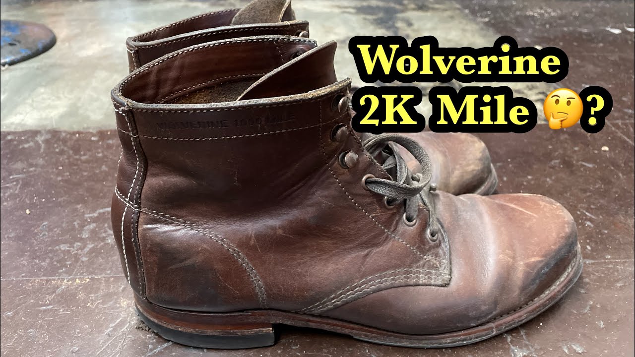 Wolverine 1000 Mile Resoled/Upgraded #shoerepair #wolverine #cobbler