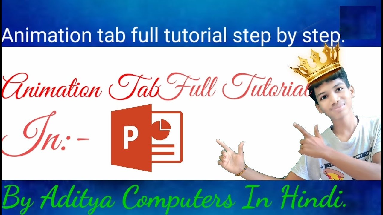 Animation Tab in PowerPoint Full Tutorial | animation powerpoint presentation | Aditya Computers