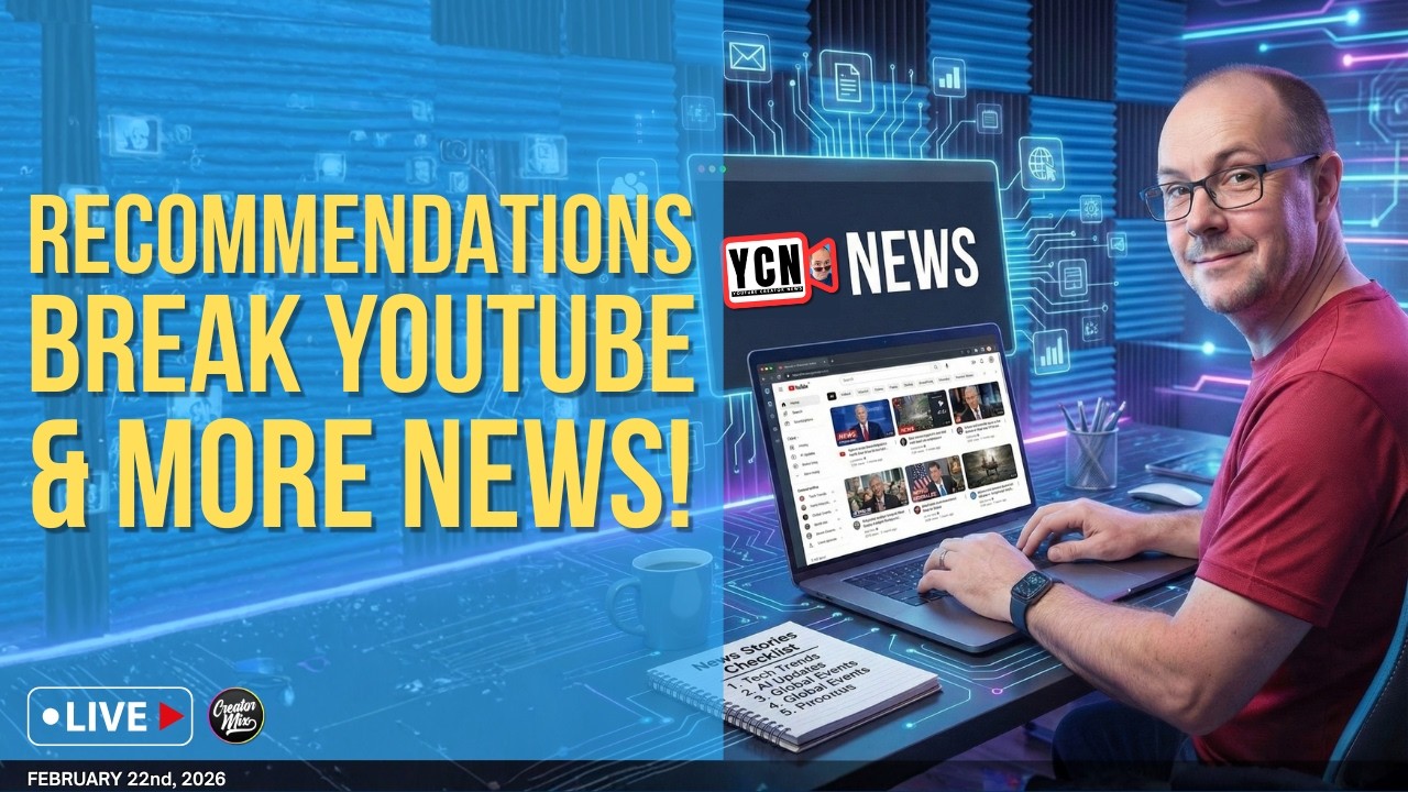 Should We All be Making Talk Show Content Now? - YouTube Creator News LIVE
