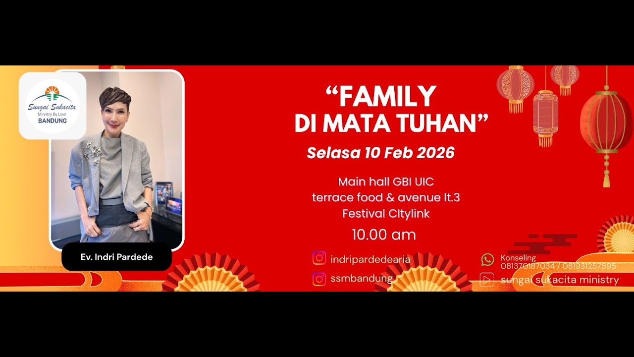 Family Di Mata Tuhan - Ev.Indri Pardede || Selasa 10 Februari 2026