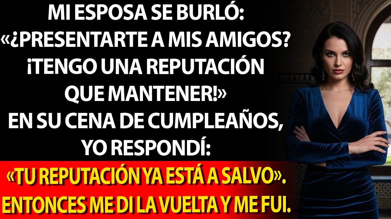 Mi esposa se negó a presentarme “por su reputación” hasta que su AMIGA dijo la verdad.
