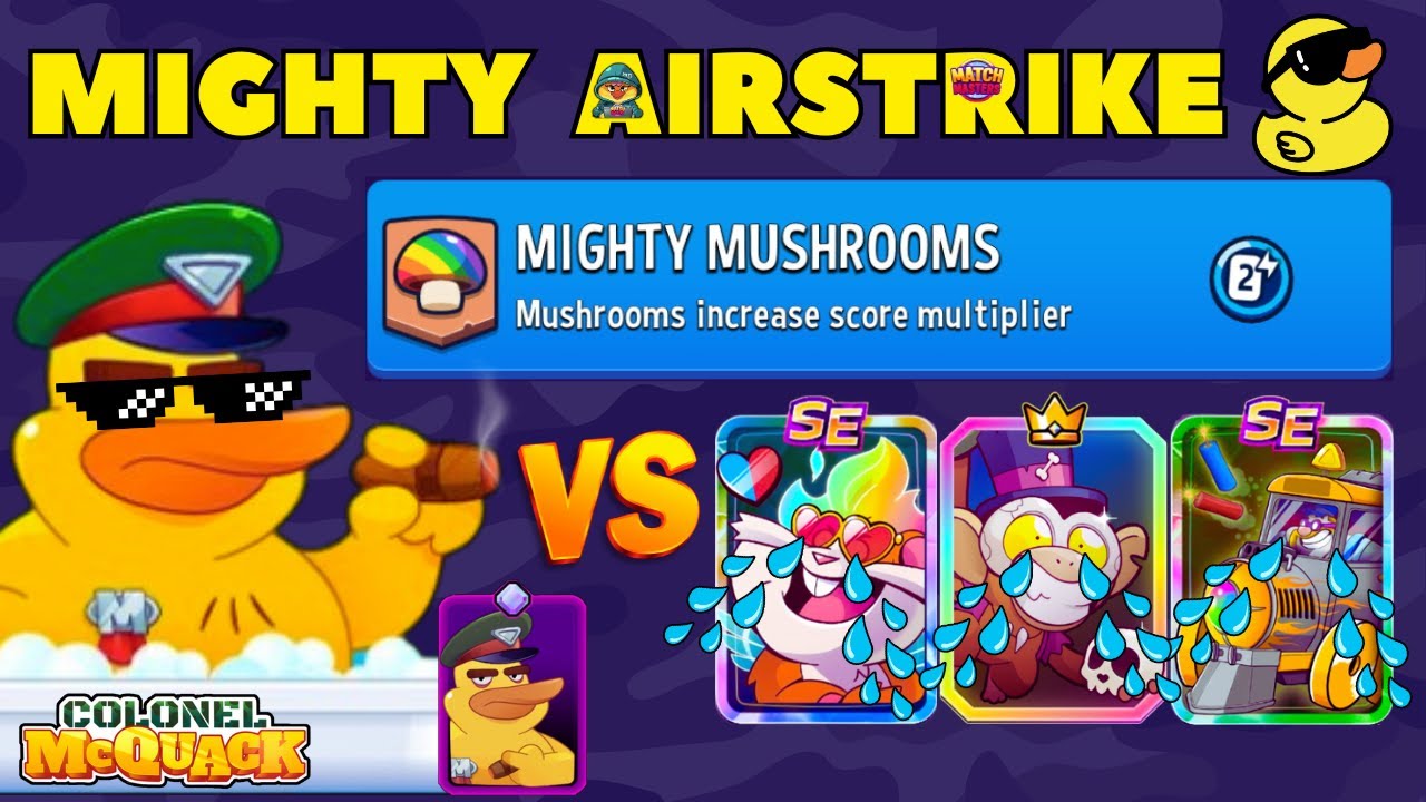 UNBEATABLE DUCK BLASTING PREMIUM BOOSTERS | Match Masters Mighty Mushrooms