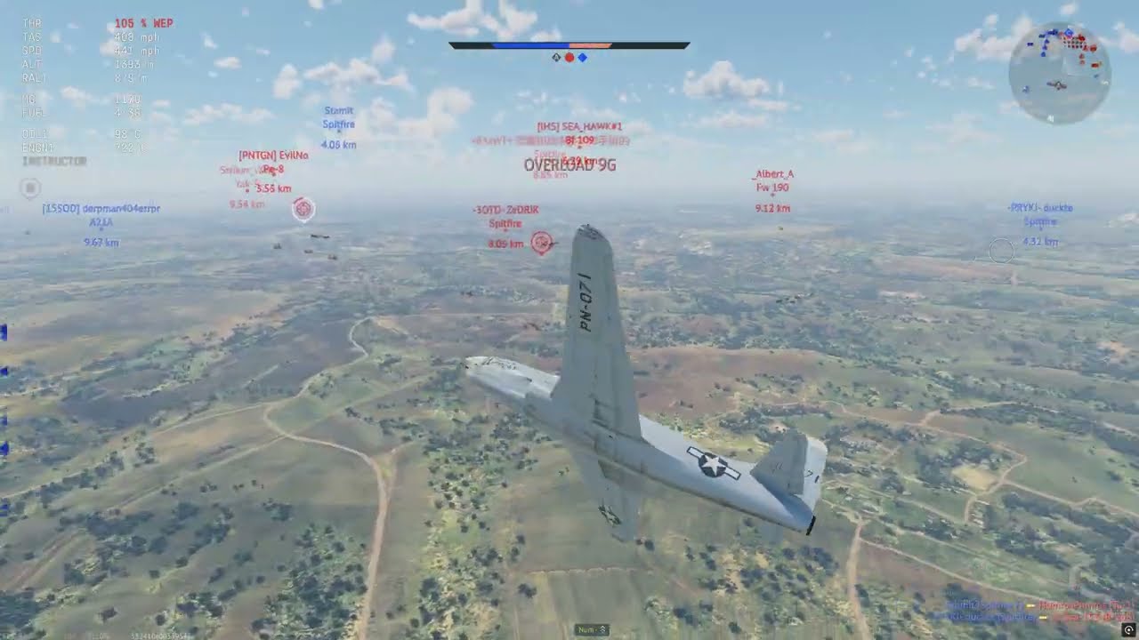 F-80A-5  13 and 0  Vietnam  (War Thunder AB)